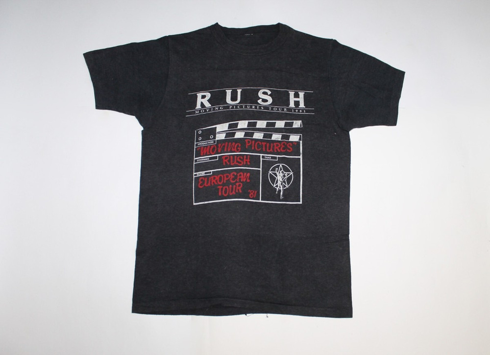 80s Rush Shirt Moving Pictures European Tour 1981